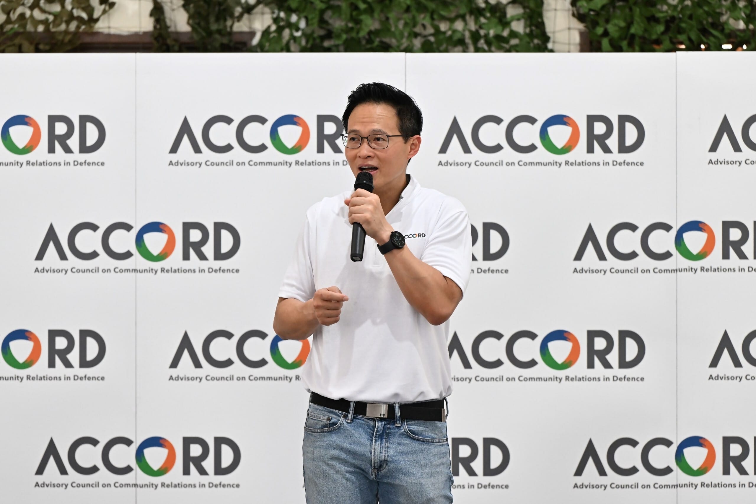 Mr Choo addressing the WBC25 participants at the closing ceremony.